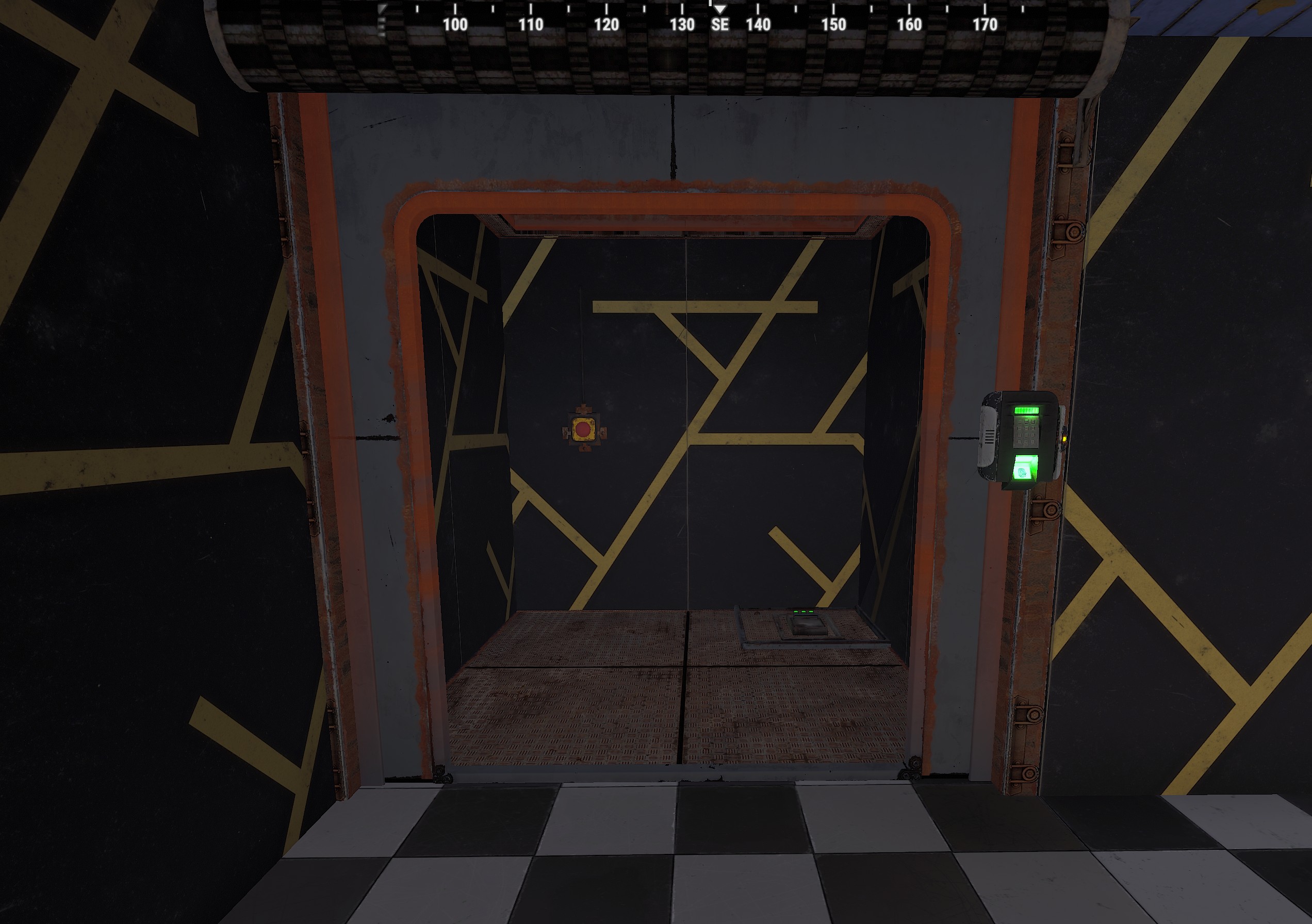 UpLiftEd elevator shaft and floors